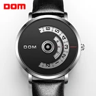 Новые мужские часы DOM, Лидирующий бренд, роскошные мужские спортивные наручные часы, кожаные кварцевые часы erkek saat, Relogio Masculino, M-1303L-1M7