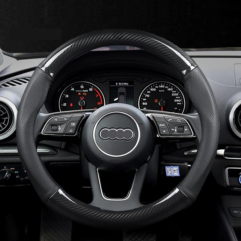 Крышка рулевого колеса автомобиля для Audi R8 TT TTS A4 A3 A6 A7 A8/Q2/Q3/Q5/Q7/Q5 RS 6 S4 крышка