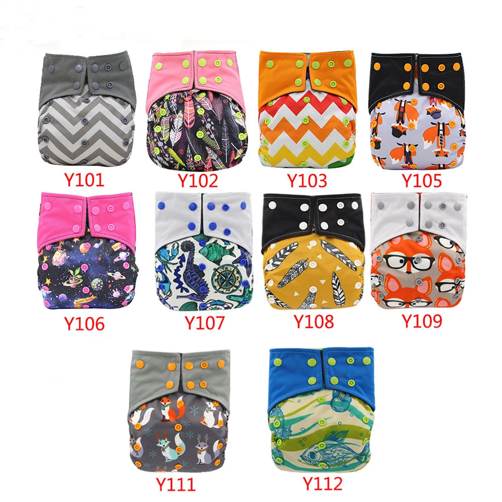OhBabyka 10PCS Cloth Diaper Inserts 4 Layers Bamboo Charcoal Pocket Diaper Liners for Baby Cloth Nappy Inserts Couches Lavables
