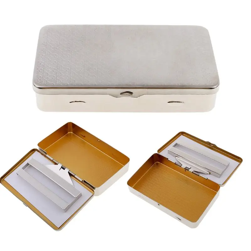 

Thin American Eagle Metal Cigarette Case Boxes Automatic Cigarette Tobacco Case T84E