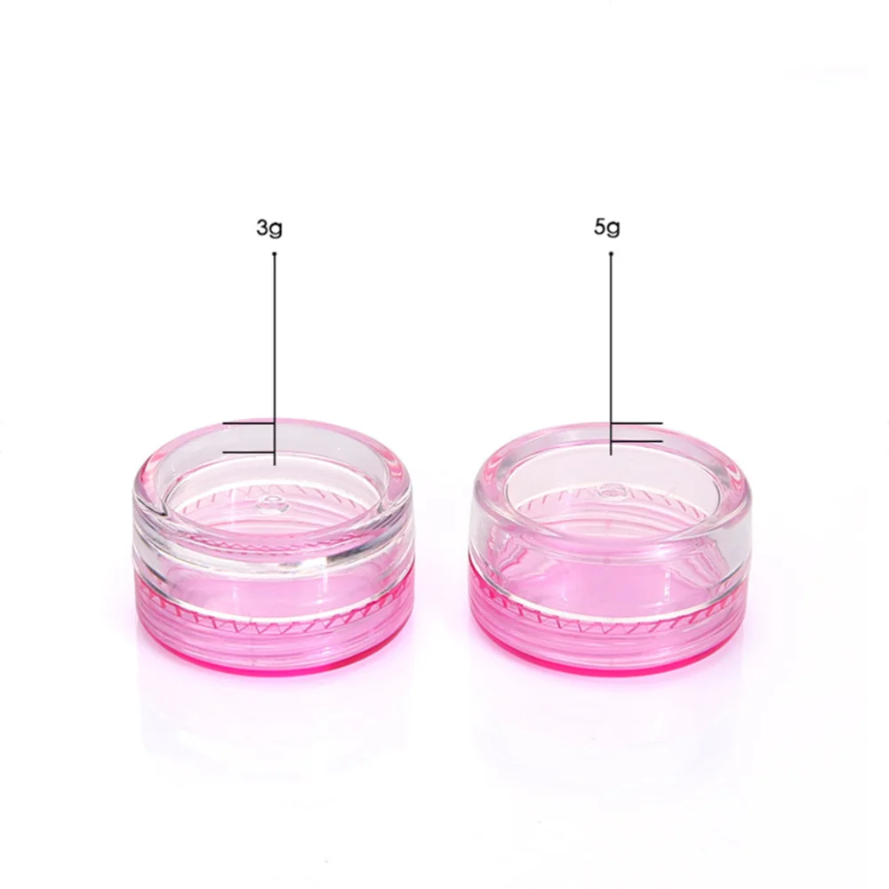 

50pcs Mini Cream Storage Box Square Bottom Cream Box Cosmetic Travelling Bottle