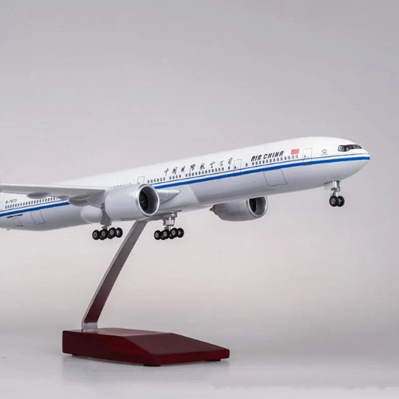 Масштаб 1/157 самолёт Боинг B777 47 см Dreamliner Air China Airlines Модель W светильник and Wheel литый