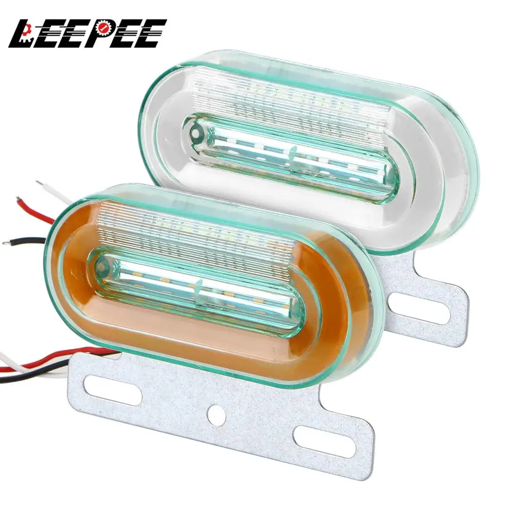 

12V Car Truck Side Marker Light 3 Modes Warning Tail Light Car Trailer Lorry External Lamp Signal Indicator Car Accessories
