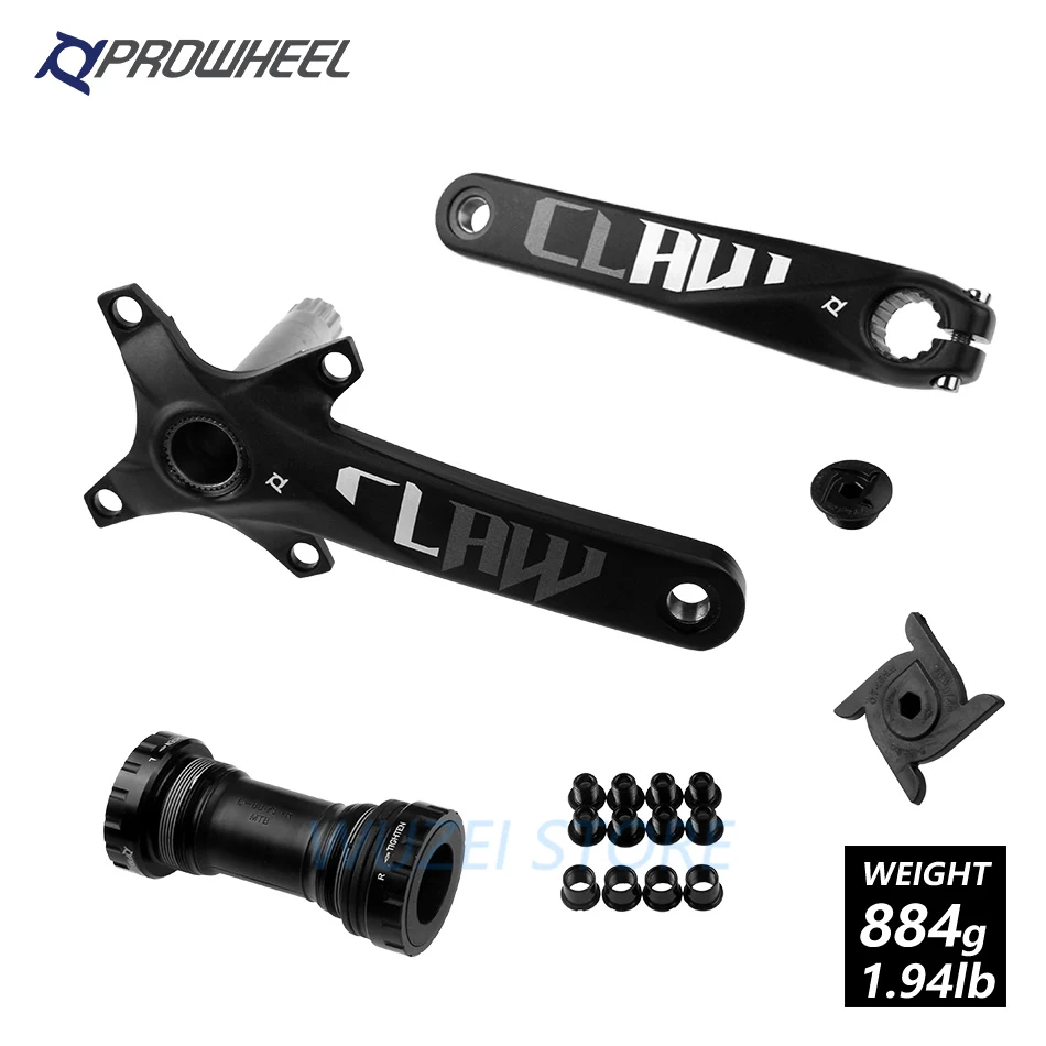 PROWHEEL 104BCD шатун для горного велосипеда алюминиевый сплав с дном 170 мм 175 мм MTB велосипедный Кривошип с осью 1x11Speed запчасти для велосипеда