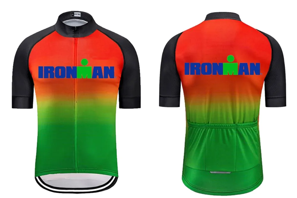 IRONMAN, велосипедные майки, топы для гонок, велосипедная одежда, Ropa Ciclismo, короткий рукав, mtb, велосипед, Джерси, рубашка, Майо, Ciclismo