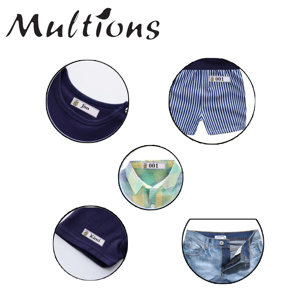 100 шт. этикетки ручной работы стираемые с именем утюга Детские для одежды набор