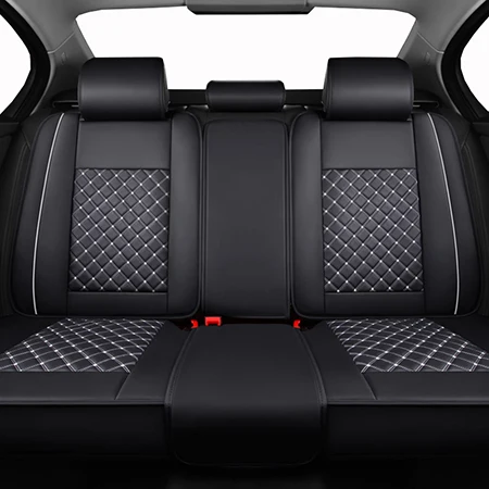 Rear seat 1pc Автокресла из искусственной кожи с полным покрытием, чехлы для сидений автомобиля для honda civic accord crv grosstour honda pilot - Название цвета: Rear seat 1pc