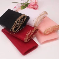 3mpack phnom penh lotus leaf yarn flower packaging lace bouquets wrapping paper rose wrapping material flowers gifts decoration