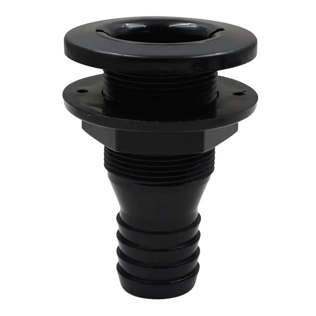 

Black Plastic 1-1/4'' Marine Thru-Hull Connector Bilge Pump Hose Fitting