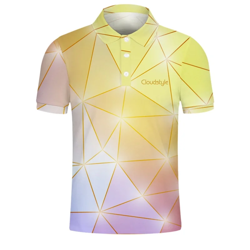 

3d Tops&Tees Men's Polo Shirts Casual Men Skull Polo Shirts 3D Print Turn-down Collar Mens Polo Shirt
