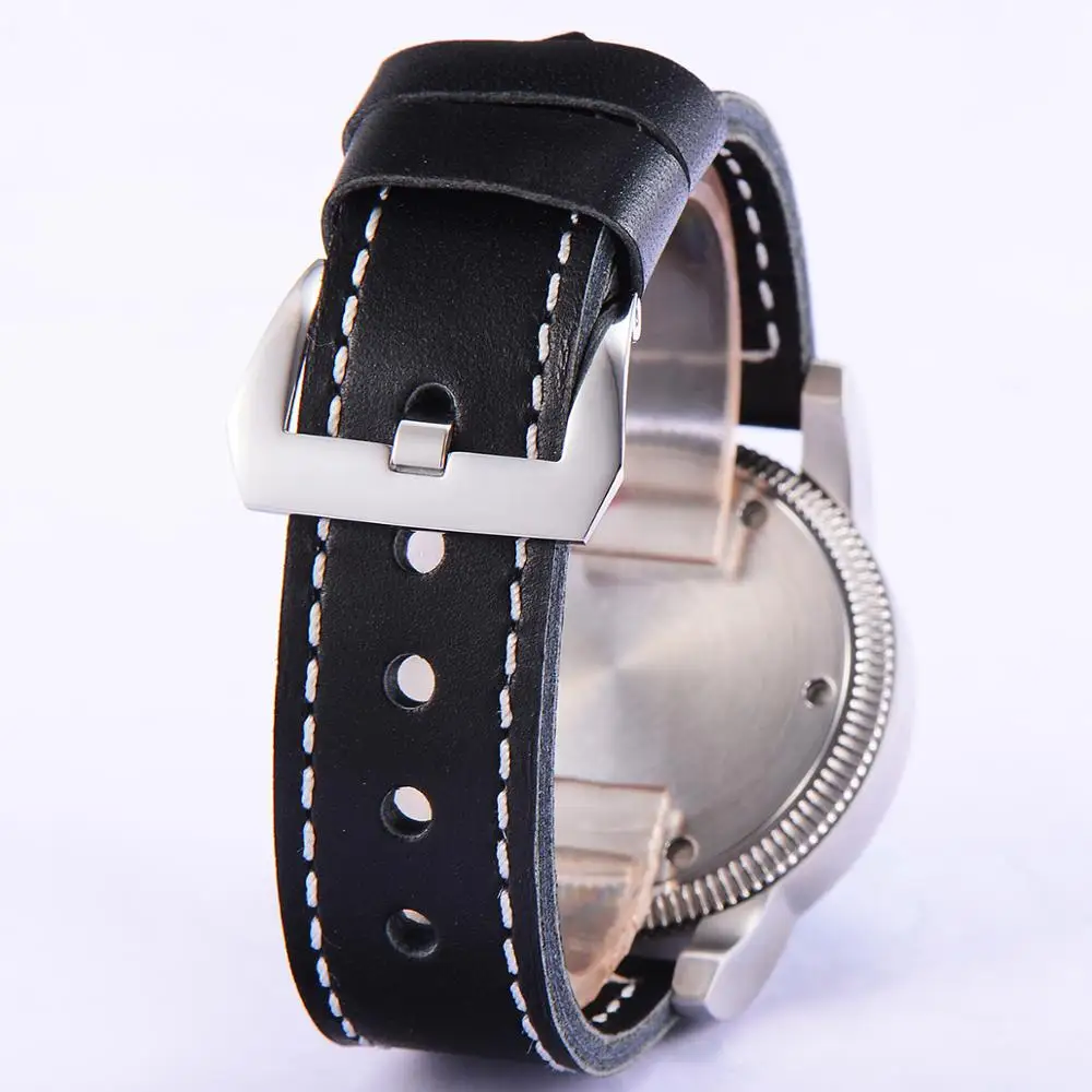 Corgeut Luxury brand46mm stainless steel case sapphire glass night glow dial hands men's mechanical watch 3600/6497hand winding |