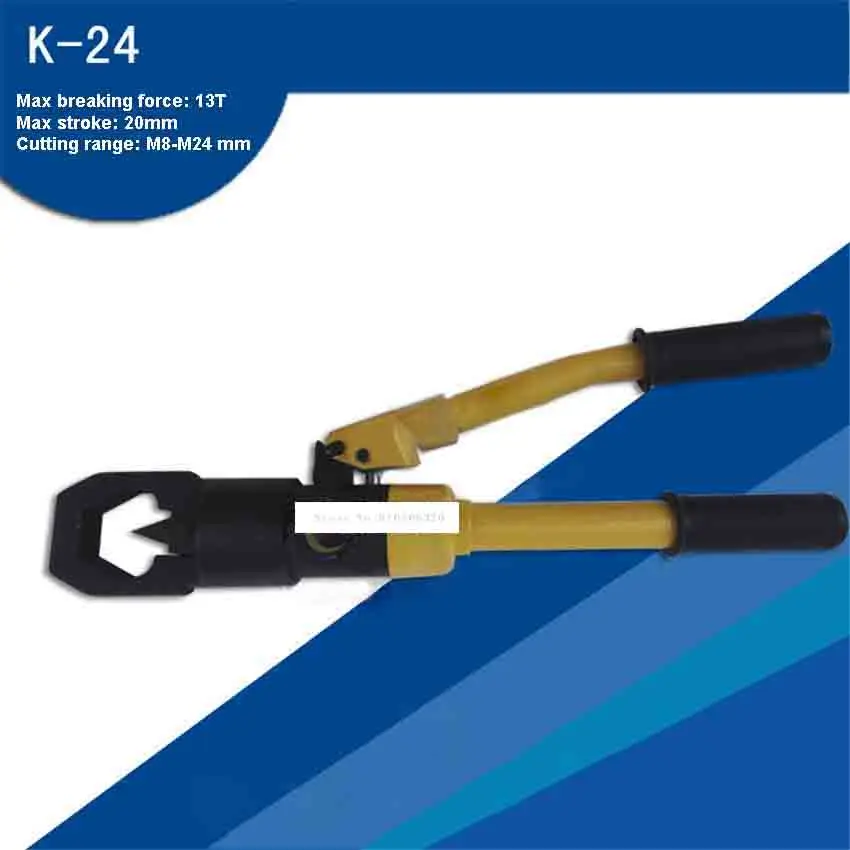 

Hot Recommend! Hydraulic Cutting Tools Screw Cutter Tools/ Integral Hydraulic Nut Cutter K-24 With Cutting Range Of M8-M24 mm