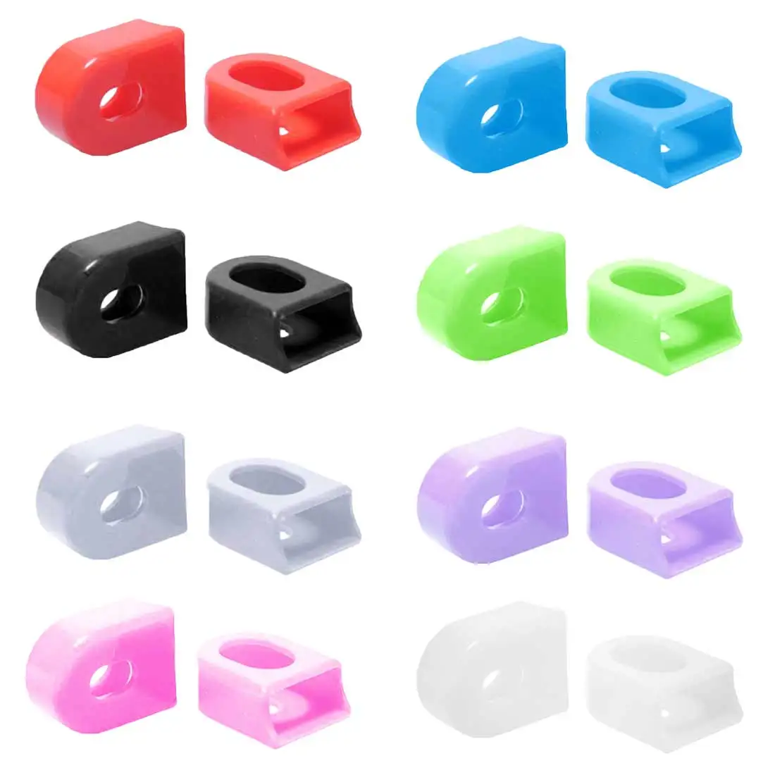 Протектор для кривошипа велосипеда 2 шт. чехол из силикагеля Защитные чехлы