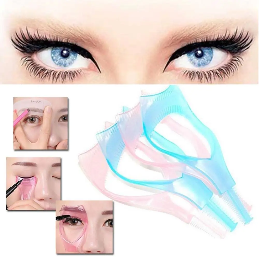 Подводка для глаз Портативная инструмент макияжа с кристаллами и картой ресниц