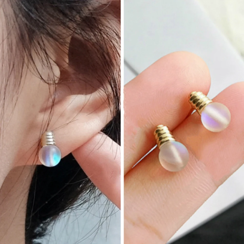 1 пара корейских полимерных крошечных светильник почек в форме лампочки