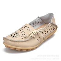 2019 spring and autumn new ladies peas single shoes lightweight comfortable nurse large size shoes middle aged mother shoes
