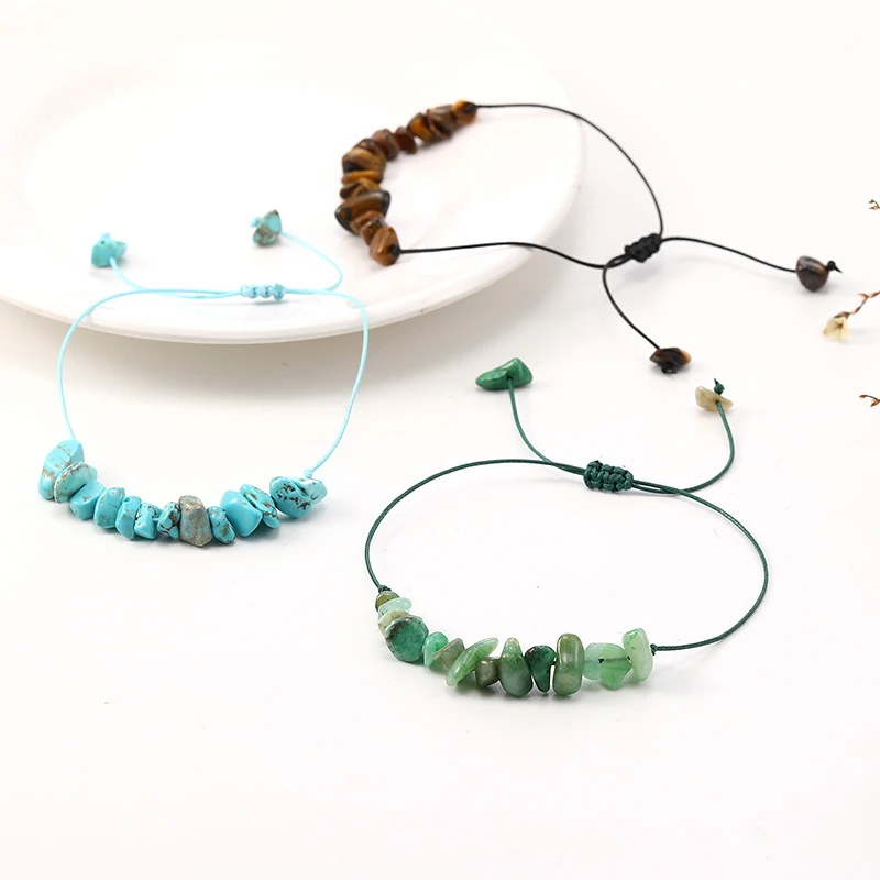 Разноцветный плетеный браслет ручной работы из вощеной веревки с необычным