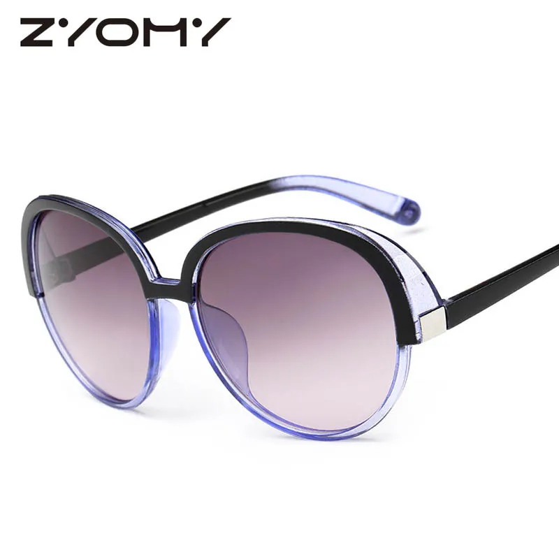 

Q 2020 Casual Oversized Big Frame Toad Lens Sunglasses Female Goggles Brand Designer Eyewear Gafas Ladies Clear Glasses UV400