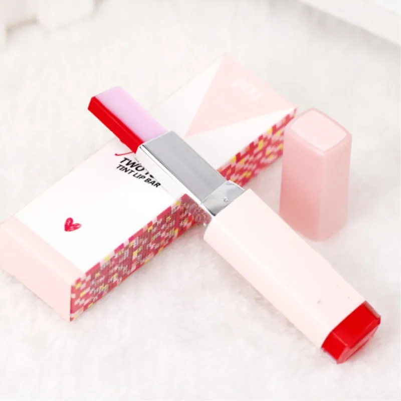 1 шт. профессиональная двухцветная губная помада с двойным градиентом