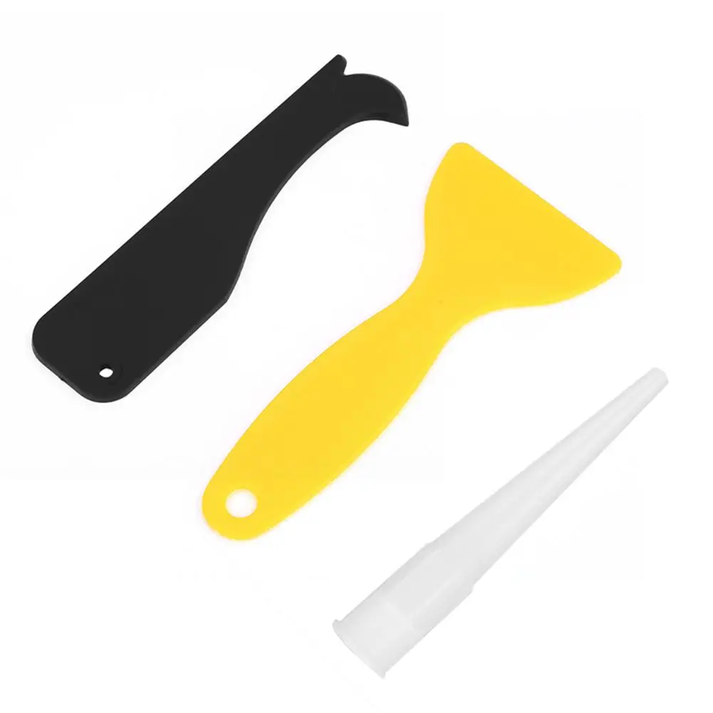 8/10/12 шт. многоугольный резиновый скребок для удаления стекла клей набор гладких