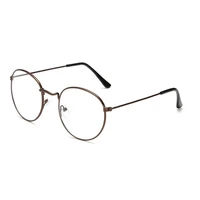 2021 new fashion trend round womens computer eyeglasses classic mens optical myopia glasses frame unisex transparent spectacle