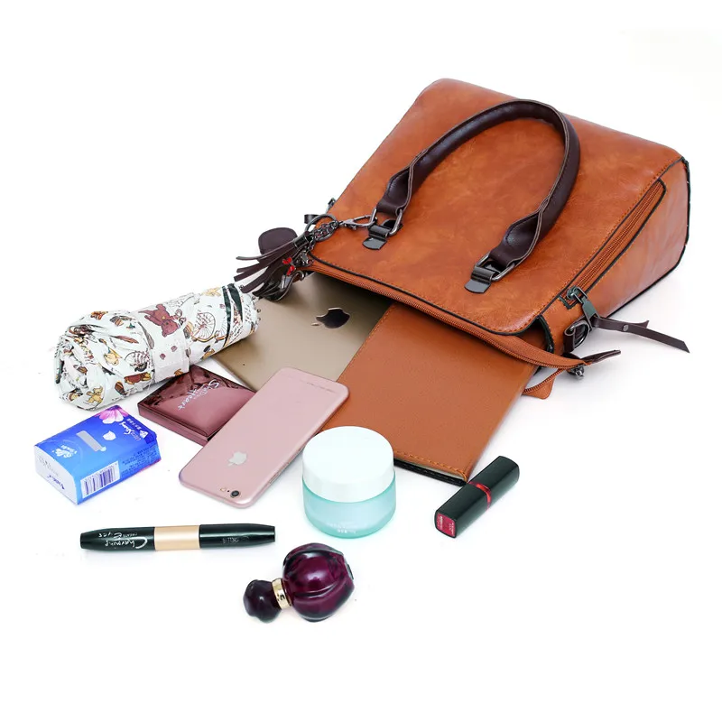 

Women Handbag Sets 4pcs/set Composite Bags for Women Luxury Leather Purse and Handbags Famous Brand Designer Female Shoulder Bag