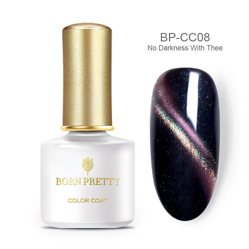 BPCC08 BORN PRETTY Гель-лак для ногтей с эффектом «кошачий глаз» лак 9D магнитный лак Сияющий лазер магнит замочить от УФ-гель маникюр Дизайн ногтей - Цвет: BPCC08