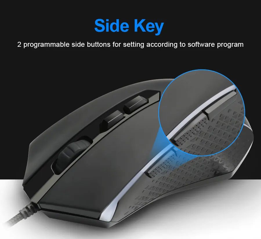 Redragon CHROMA M710 USB Проводная компьютерная мышь Проводная 10000 dpi 8 кнопок 7 цветов программируемая эргономичная для PC Gamer