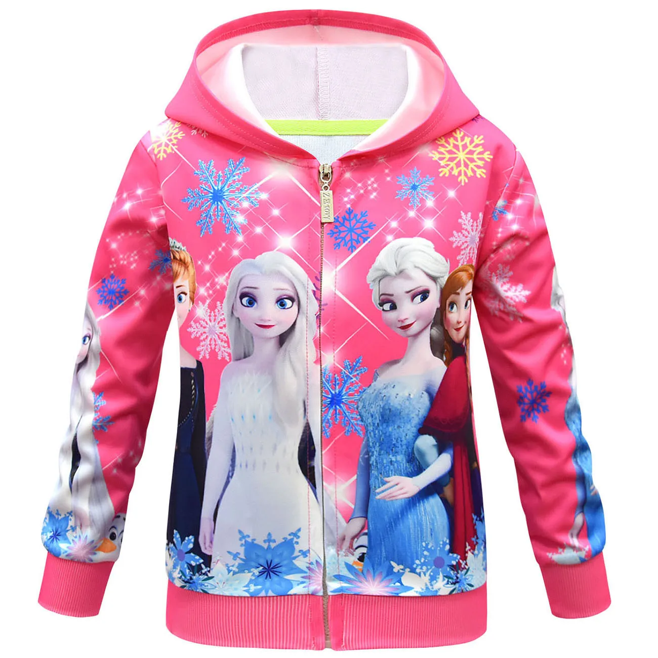 Disney льда Снежная королева 2 для девочек Сезон весна осень Повседневные толстовки