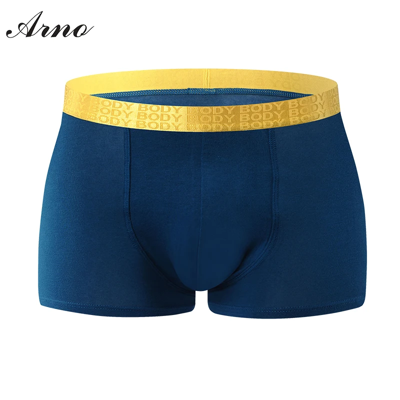 Arno 3 шт. подарочная упаковка мужские хлопковые боксеры Золотое нижнее белье для