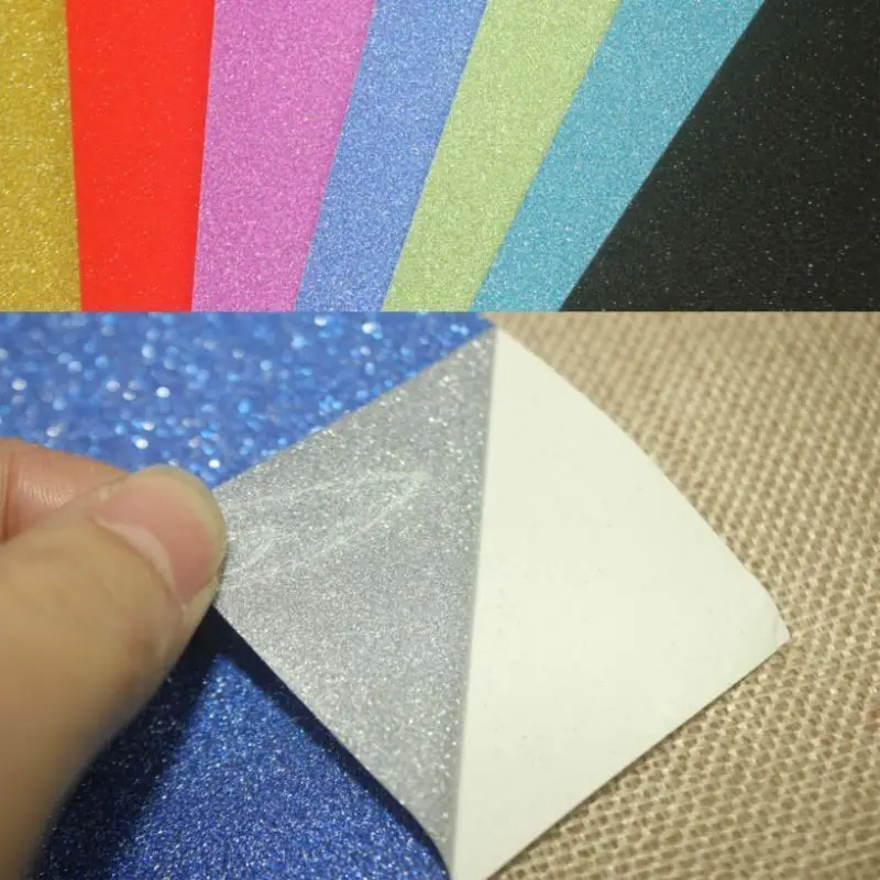

10pcs A4 Sponge Glitters Foam Paper Craft Paper Gold Spong Paper Powder Handmade Paper Crafts Decor DIY Gift