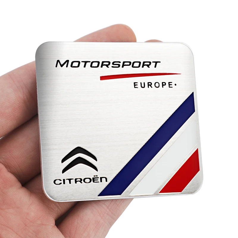 Автомобильный Стайлинг 1 шт. 3D спортивные наклейки эмблема из алюминиевого