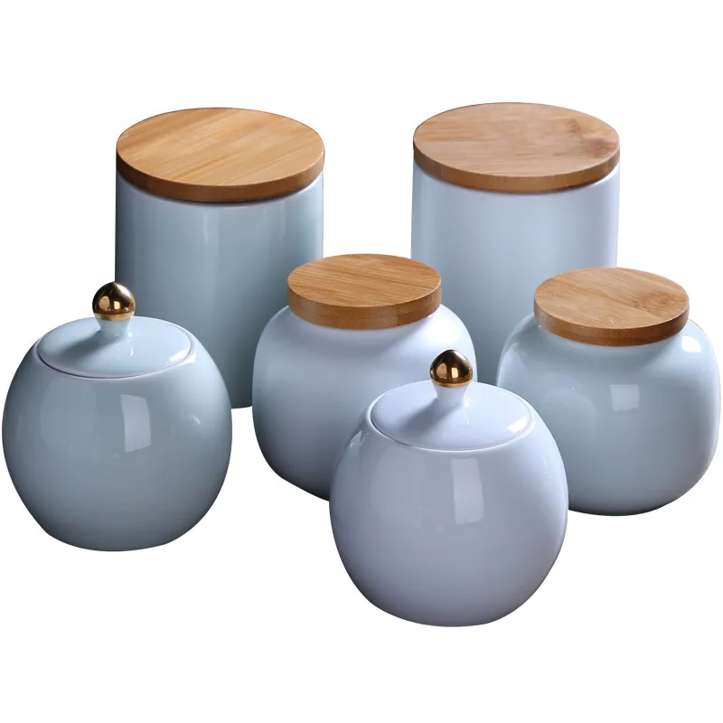 Чайная банка герметичные банки емкость для хранения керамическая специй