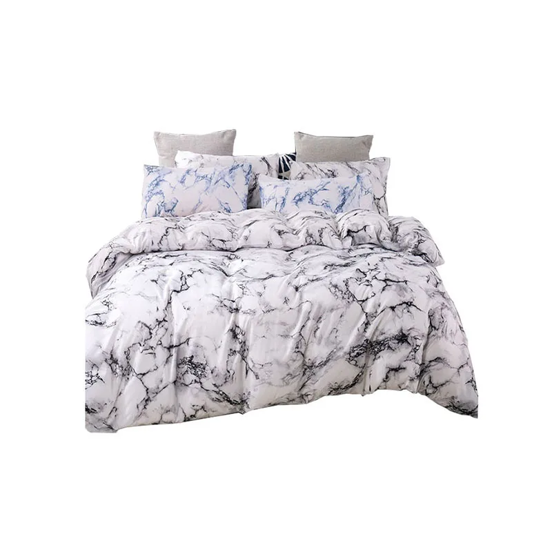 Euro Bedding Set Marble Duvet Cover Polyester Quilt Covers Luxury  Bedroom Comforter Sets Reactive Printing Twin Queen King Size