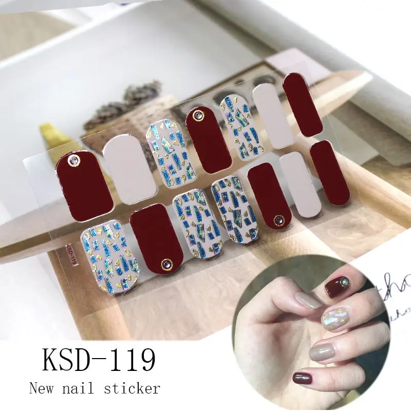 2019 новый дизайн ногтей Горячие украшения для самоклеящиеся блестящие Типсы