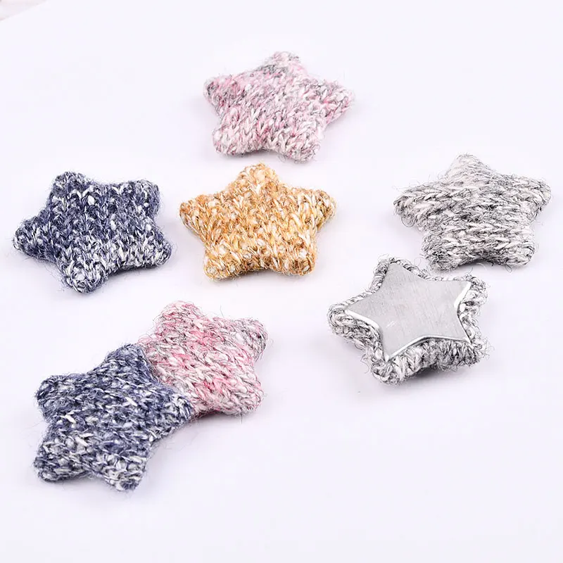 Осень и зима шерсть вязание звезды пентаграмма ткань Пряжка DIY ювелирные изделия