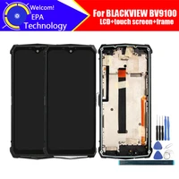 blackview bv9100 lcd displaytouch screen digitizer 100 original tested lcd screen glass panel for blackview bv9100tools