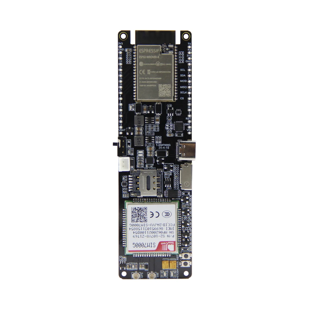 LILYGO®TTGO T SIM7000G модуль Φ Chip WiFi Bluetooth 18650 Держатель аккумулятора Солнечная зарядка