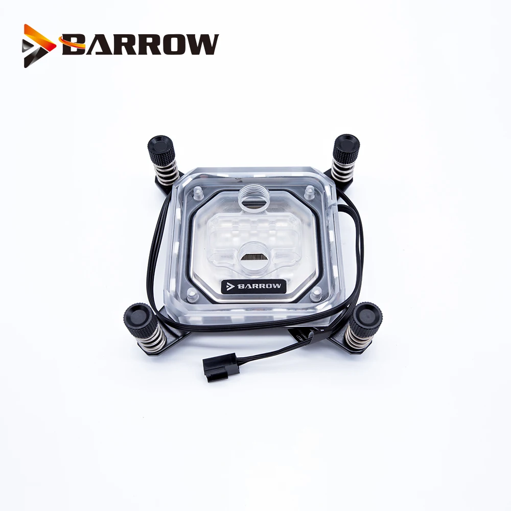 Barrow CPU водяной блок для Intel X99 X299 розетка LGA2011 2066 акриловый светильник до 5 В 3PIN GND AURA