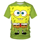 Лето 2021, Детская футболка с аниме персонажами мультфильмов, Детская крутая футболка в стиле хип-хоп с 3D-принтом