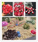 10-100 шт.компл., разноцветные миниатюрные искусственные садовые Мохи из смолы, декоративные колья для дома, 2 см