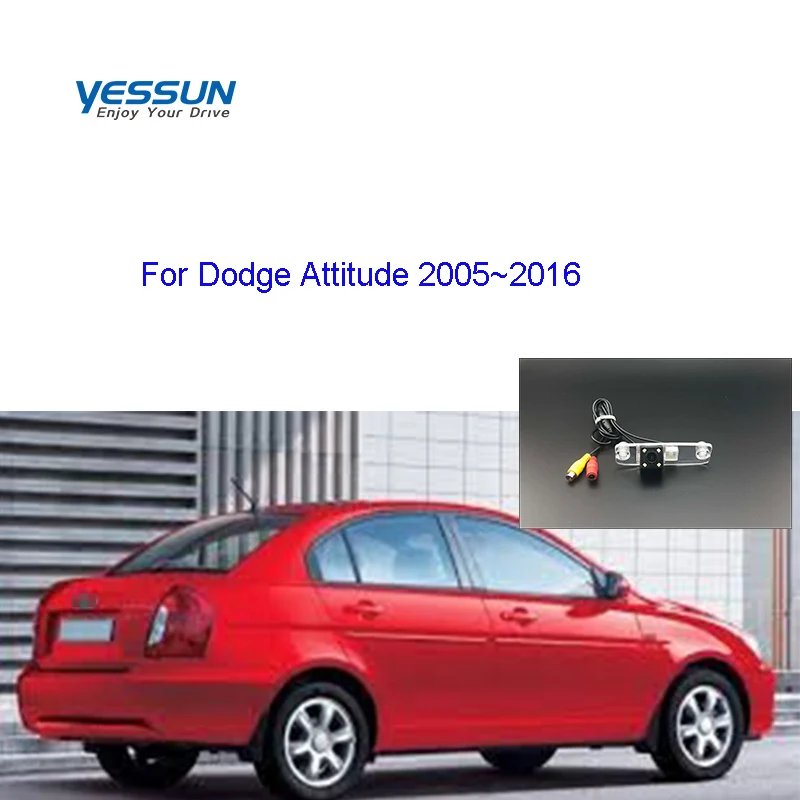 

Yessun rear view camera For Dodge Attitude 2005~2016 CCD night view backup camera/ license plate camera/Reverse Camera