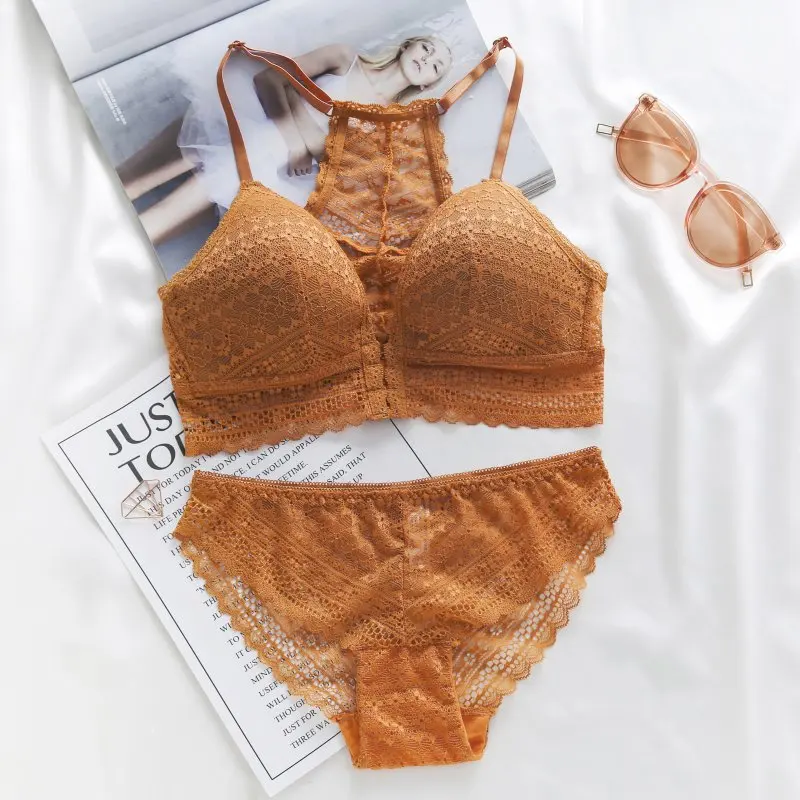 Женский комплект с бюстгальтером кружевной сетчатый бюстгальтер пуш-ап