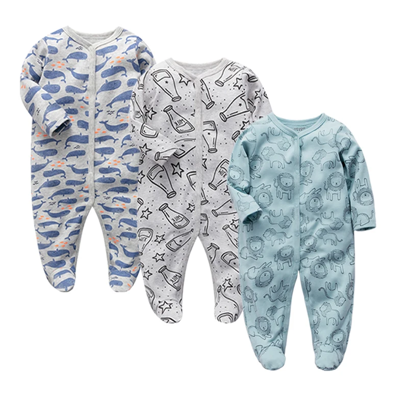 Осенне весенняя одежда для малышей Комбинезон новорожденных Одежда маленьких