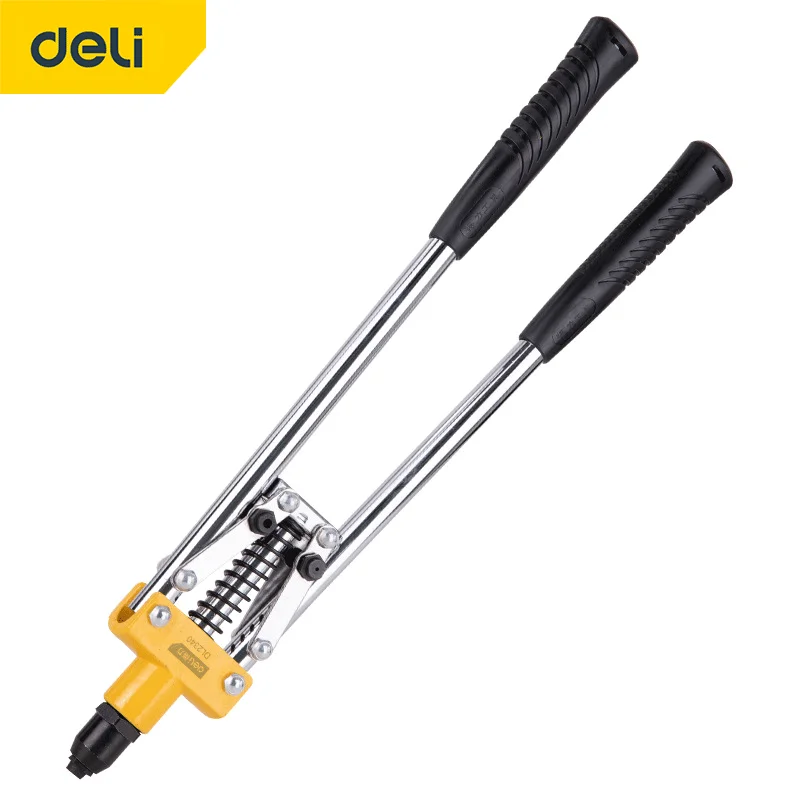 

DELI Double Handle Rivet Gun Core Pull Rivet Gun Manual Labor Saving Maintenance Tool For Riveting Rivet Nut Tool