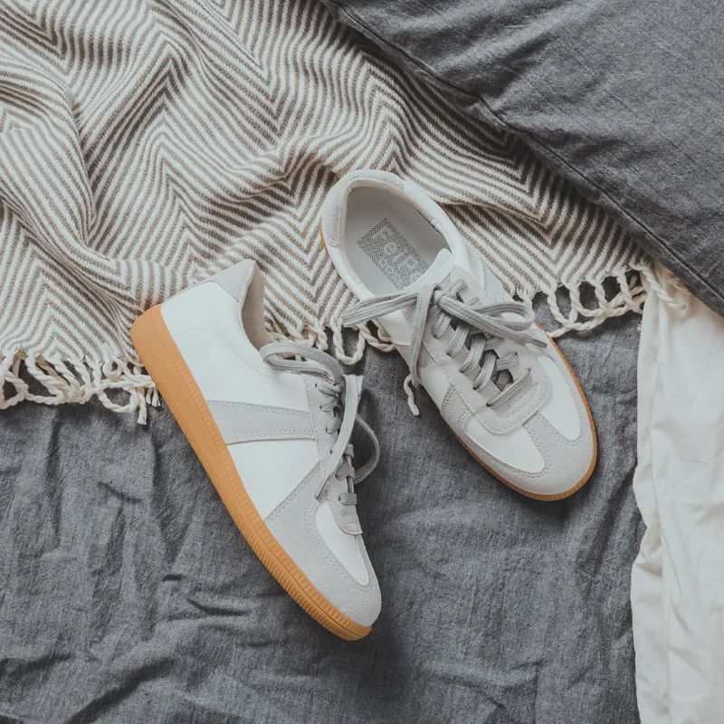 Женские парусиновые кроссовки QWEDF белые из Вулканизированной Ткани повседневная