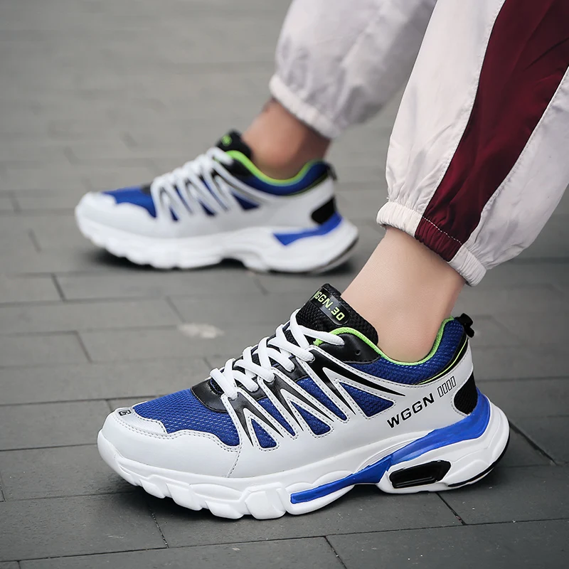 

Plus Size 38-45 Men's Sneakers Luxury Brand Training Shoes Men Breathable Comfortable Sport Shoes Male Sneaker Tenis Masculino