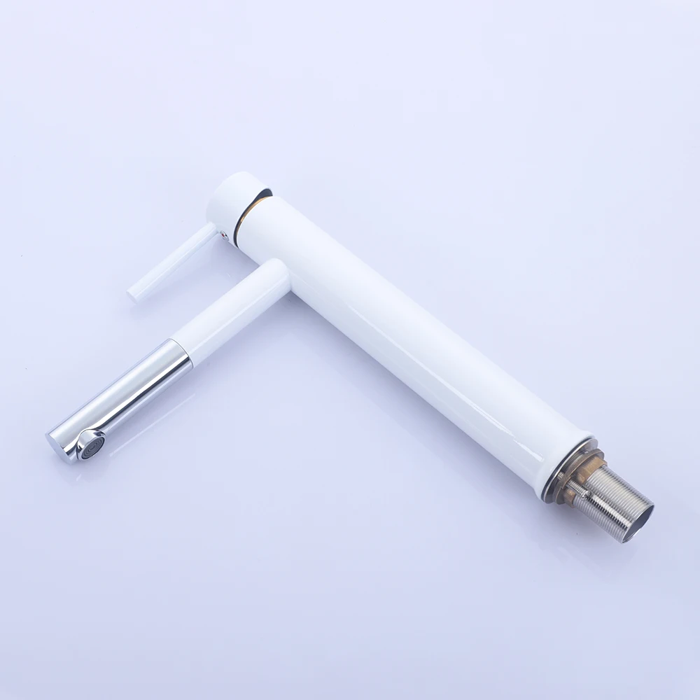 Smesiteli латунный Черный кран на бортике с одним отверстием одной ручкой для горячей