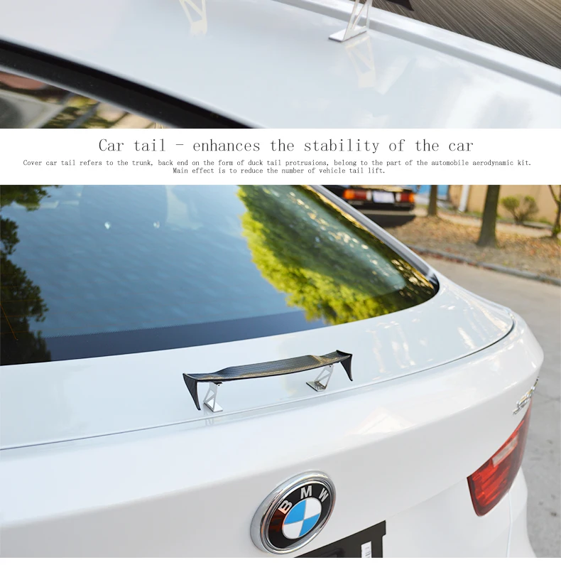 Маленький мини Задний спойлер многоцветный универсальный без дрели из