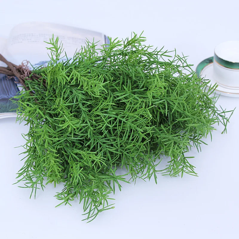 Искусственные растения зеленая трава пластиковый цветок искусственная